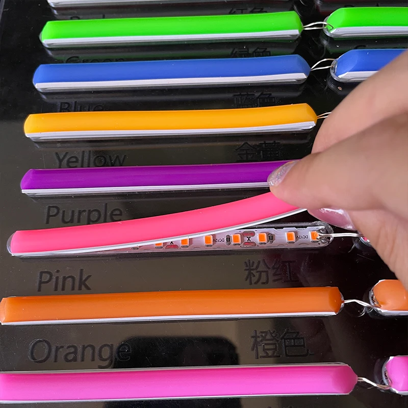 New generation 12V separently split neon tubes Waterproof Flexible LED Neon Light strip silicone flex led neon lights