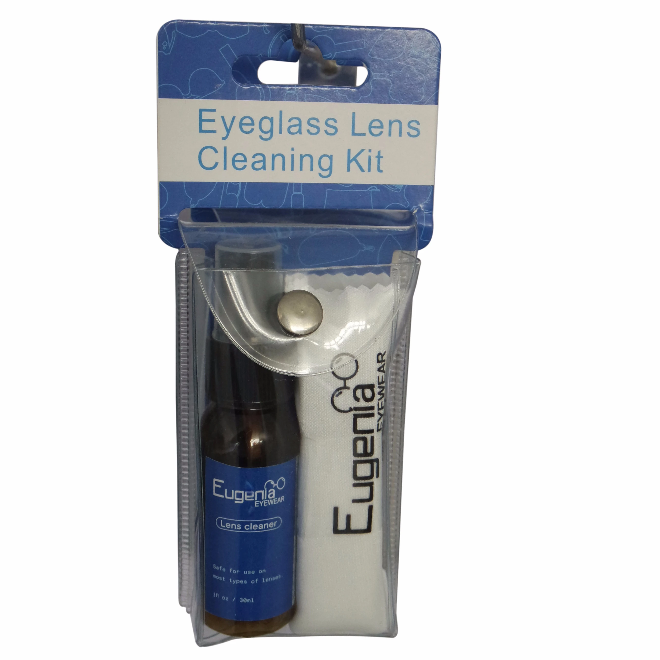 EUGENIA  fashion hot sale  30ml customized lens cleaner with glasses cloth lens cleaner sets