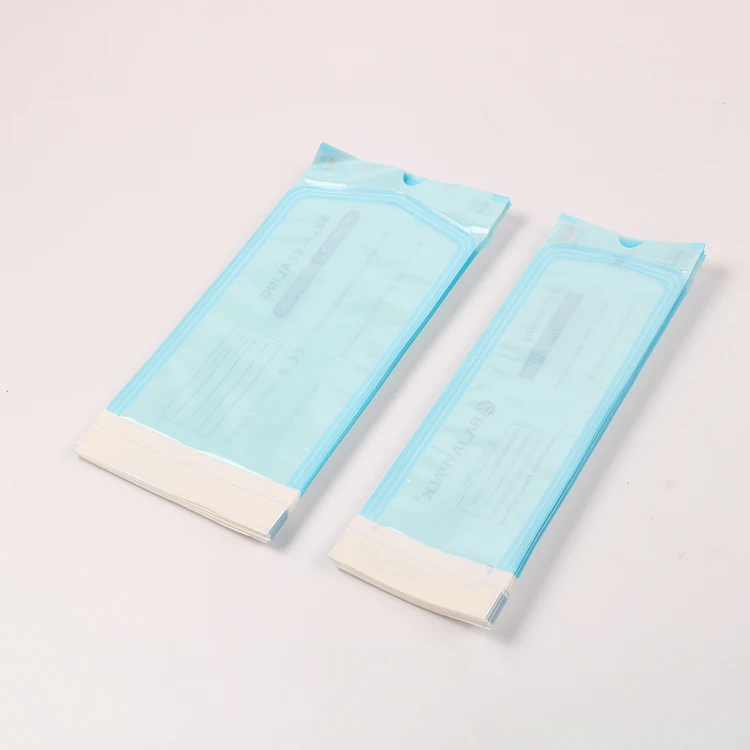 Blue Paper Film Autoclave Sterilization Medication Sachet Packaging