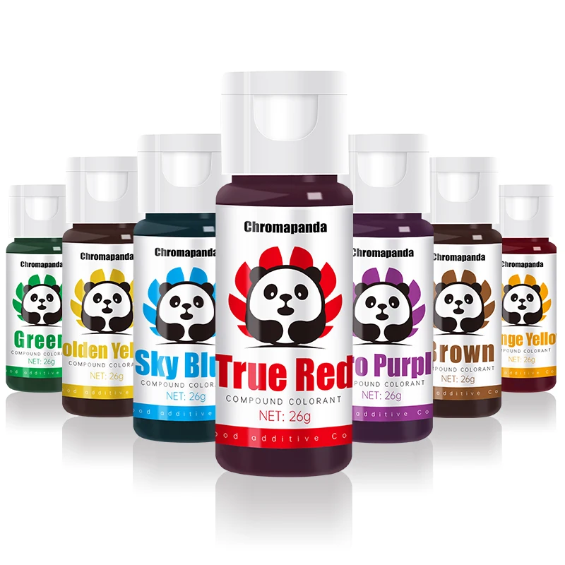 Factory Wholesale Best Price Food Grade Gel Colorant Food Coloring For Baking DIY Beverage 28 Colors 26g Customizable Edible Dye