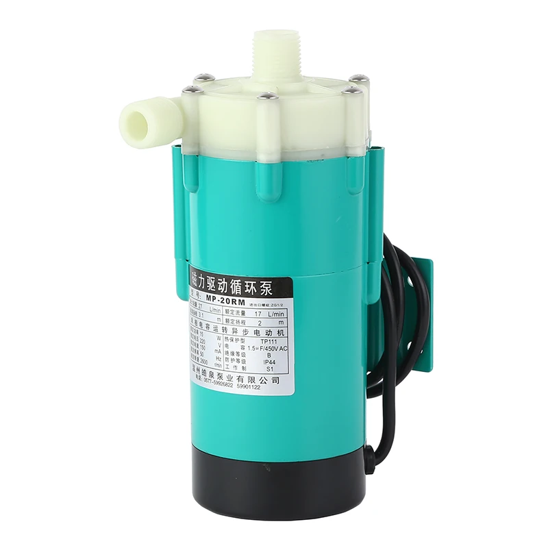 Factory Supply MD MP-20RM 110/220V AC Fluid Transfer Mag Magnetic Drive Pump for Acid/Alkali Transfer