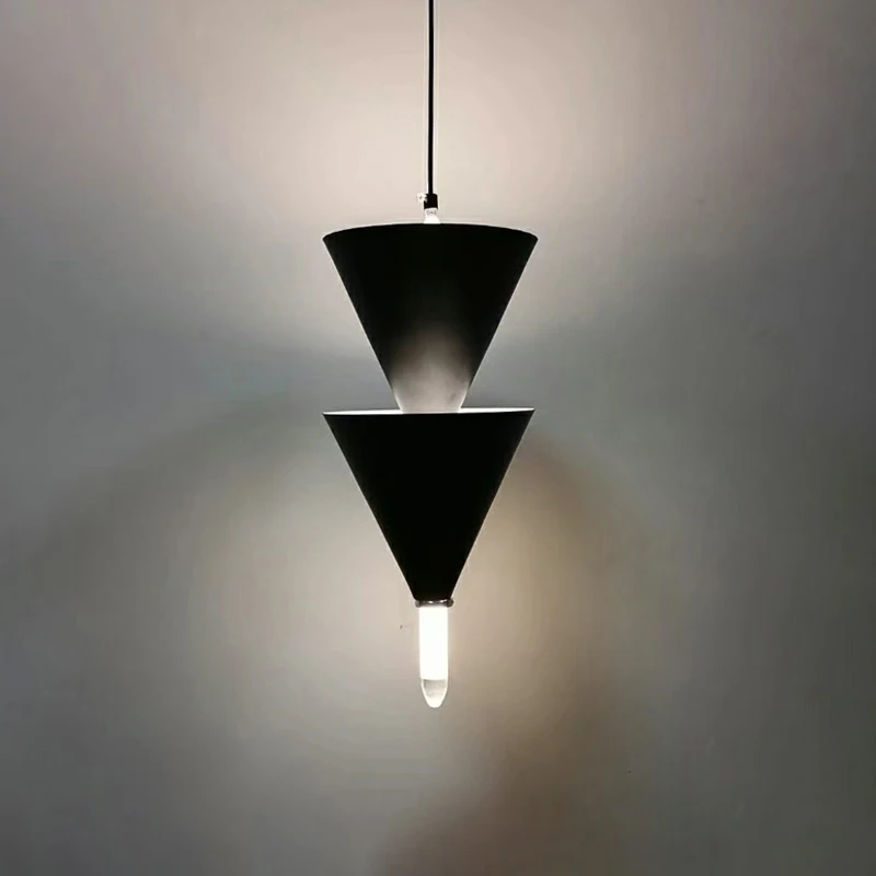 Wholesale retail home lighting living room background led pendant lamp hardware paint craft decorative light