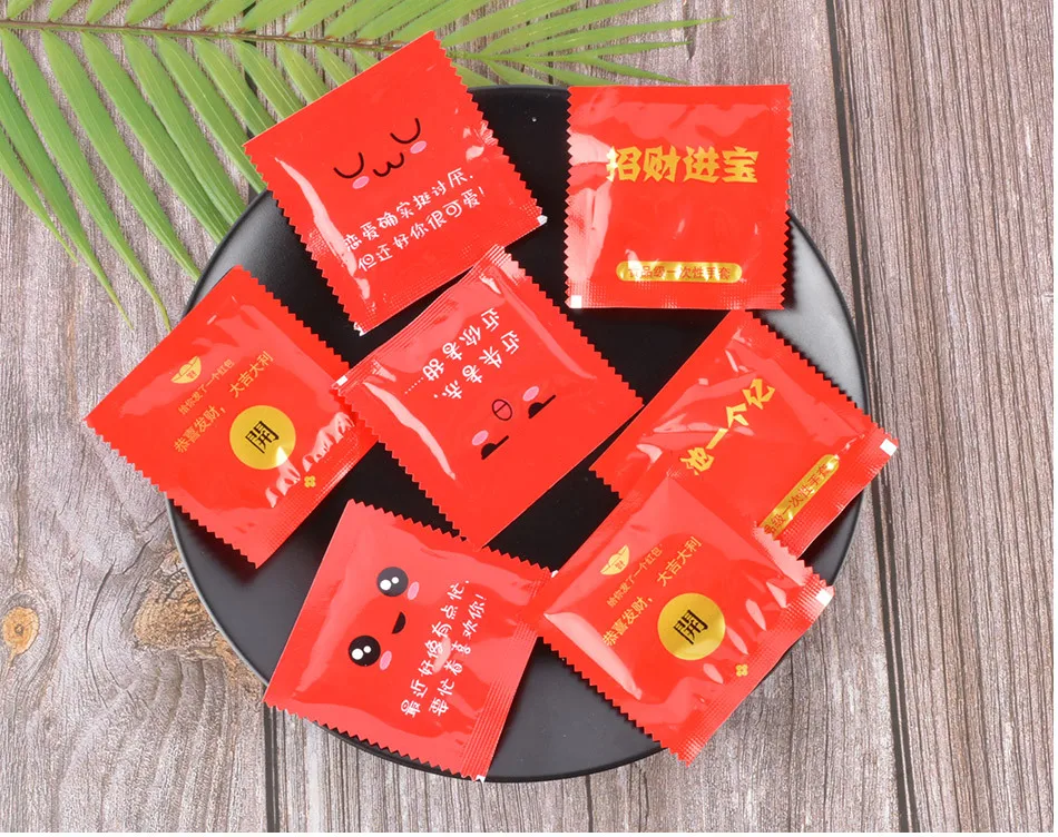 Individual Packed Gloves Folded Pe Glove With gloves for dining room