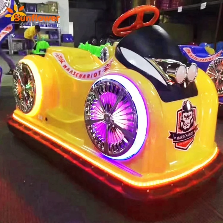 
Sunflower Manufacture Kids Game Machine Coin Operated Battery Bumper Cars For Children Play 