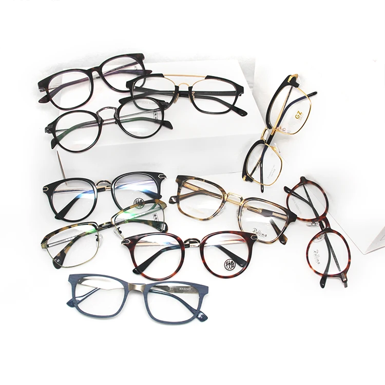 Cheap Wholesale Acetate Eyewear Frame Stock Clearance Assorted Ready Mixed Optical Frames Eye Glasses Frames