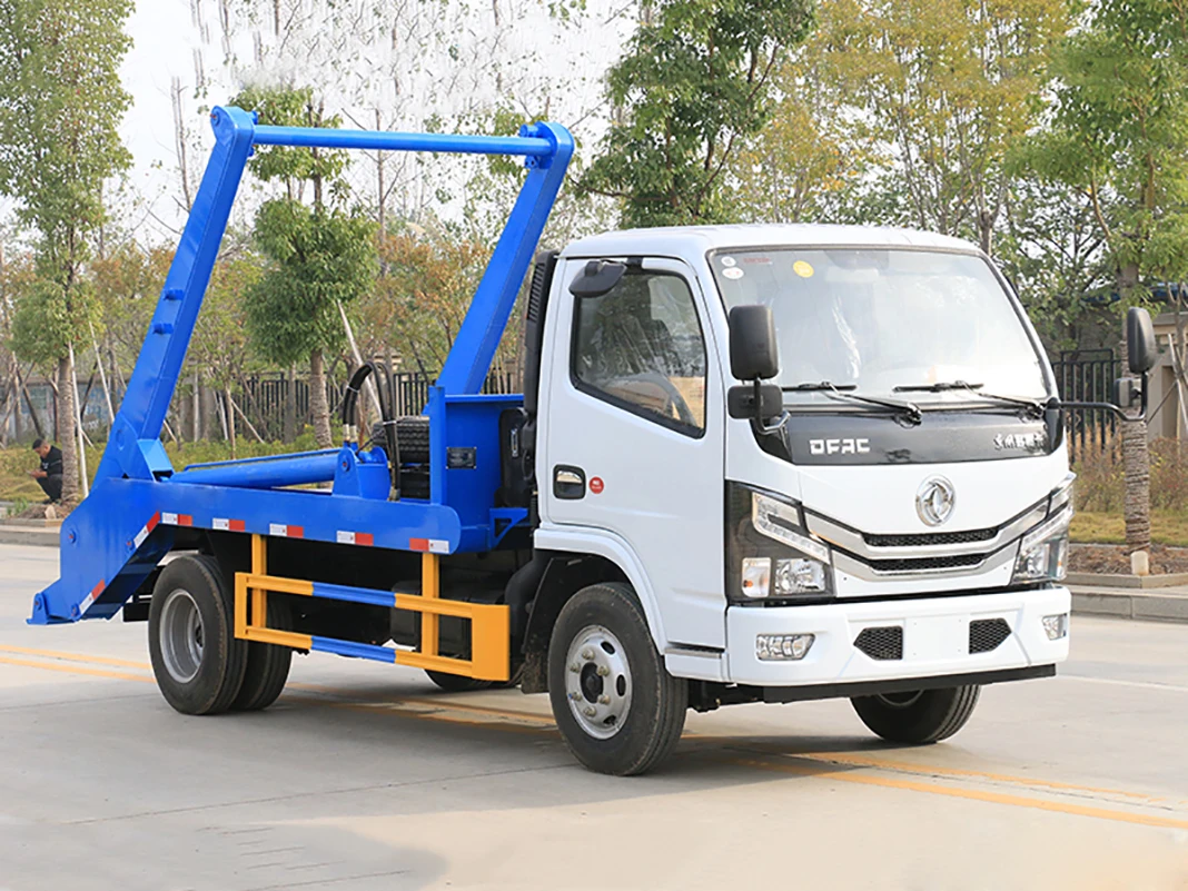 DONGFENG duollicar 4*2 рулонный погрузчик мусоровоз для продажи