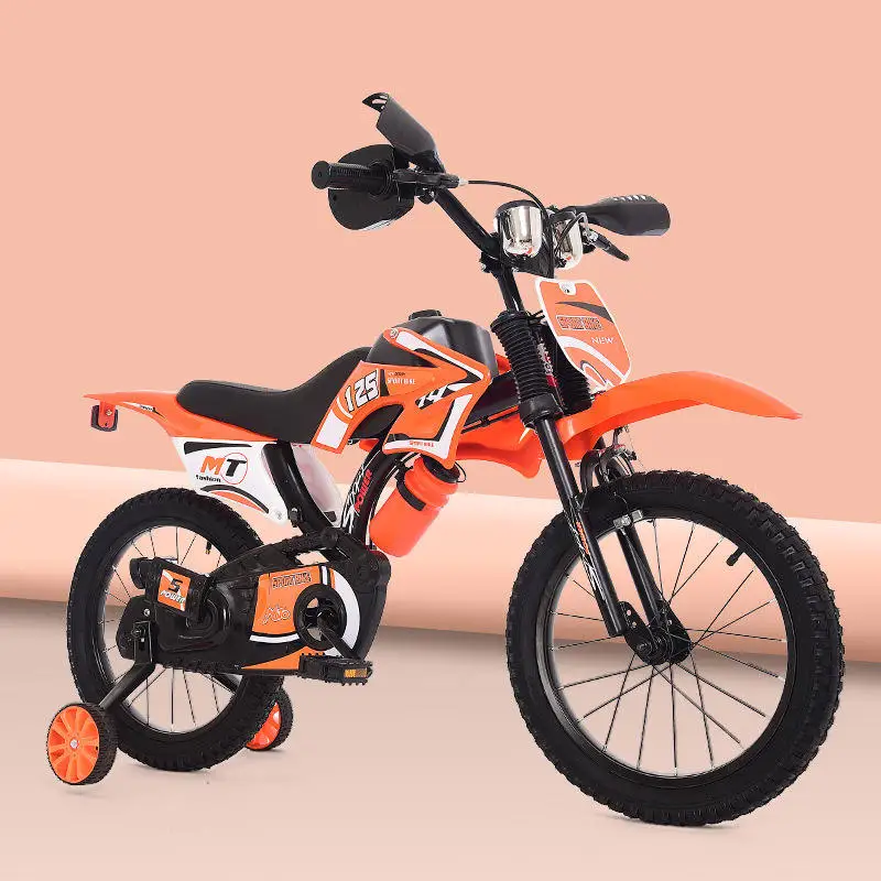 China factory supplier CE approved carriage small bike for kids bicicleta 12 COOL kid bicycle with helmet school bag mirror