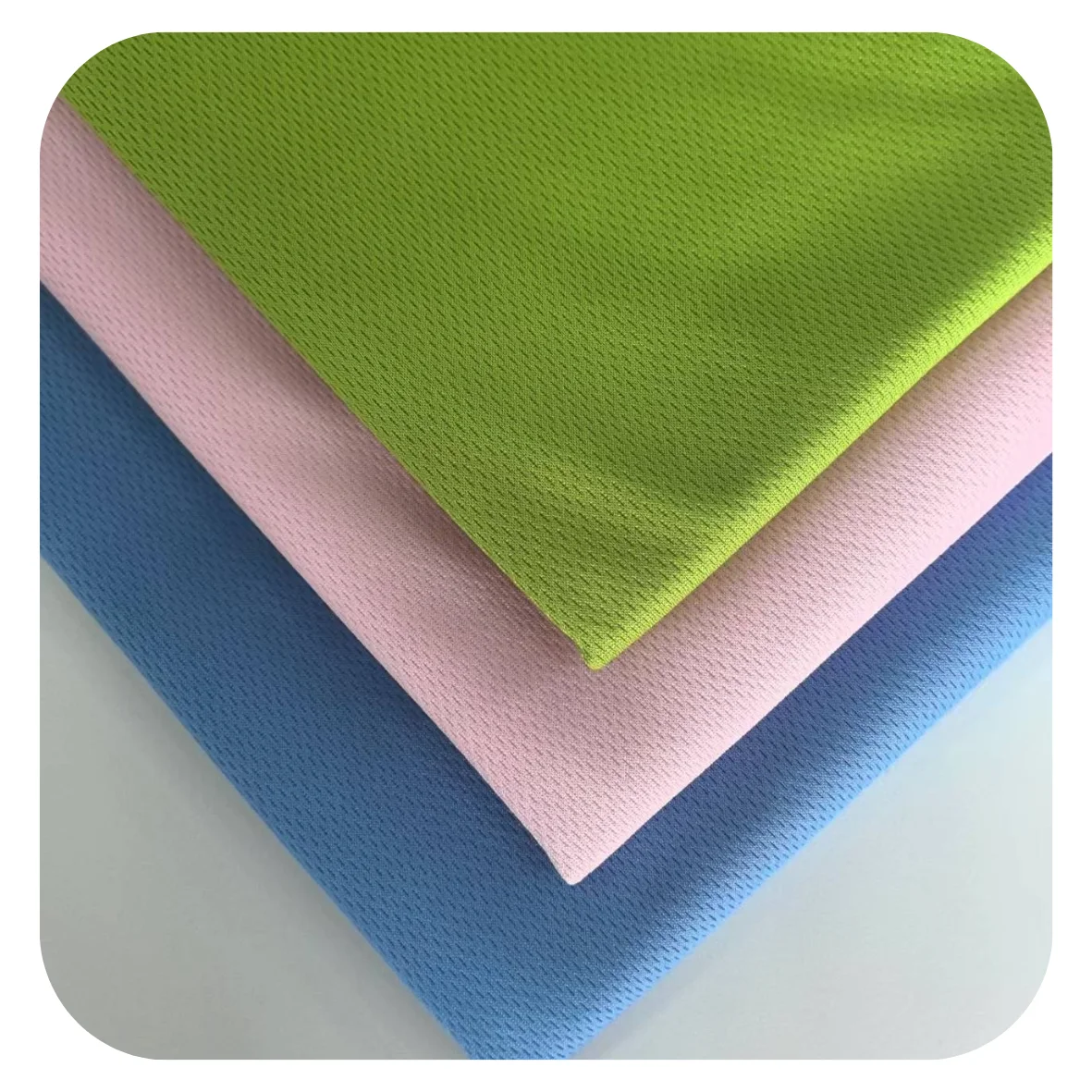 MY Knit Factory  Birdseye Mesh Fabric 75D/36F  130GSM  100%Polyester Net Fabric Football Fabric for Sportswear and Lining