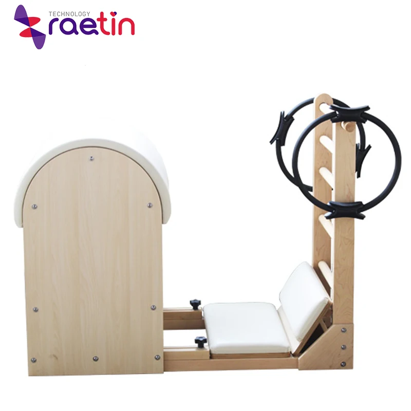 Fitness equipment body building wood base frame buy reformer pilates ladder barrel