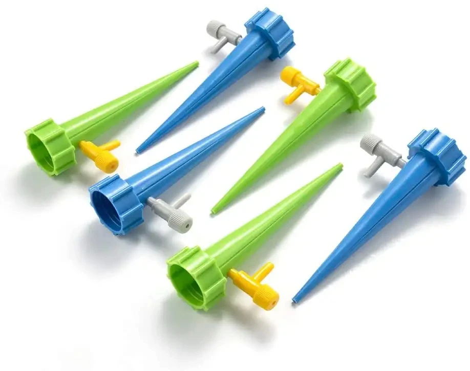 House Indoor Plant Automatic Self Watering Spike Drip Control Devices Adjustable Bottle Mount Irrigation Drip