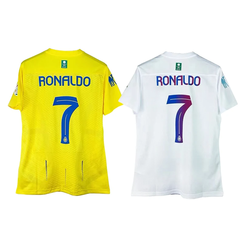 2023 2024 новый сезон тайская качественная футболка с надписью «Ronaldo 7»