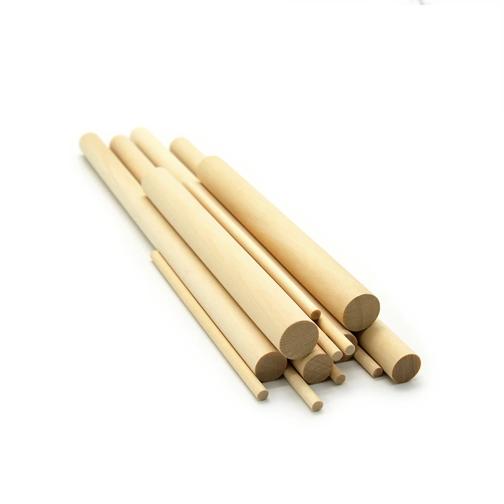 Wooden Round Sticks 6.0*150mm BBQ Tools for sale wood dowel skewer