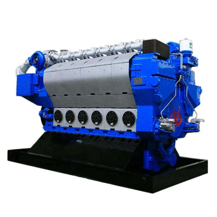 Zd30 190hp 9 cylinders air started system heat exchanger jichai small wp4 boat marine engine