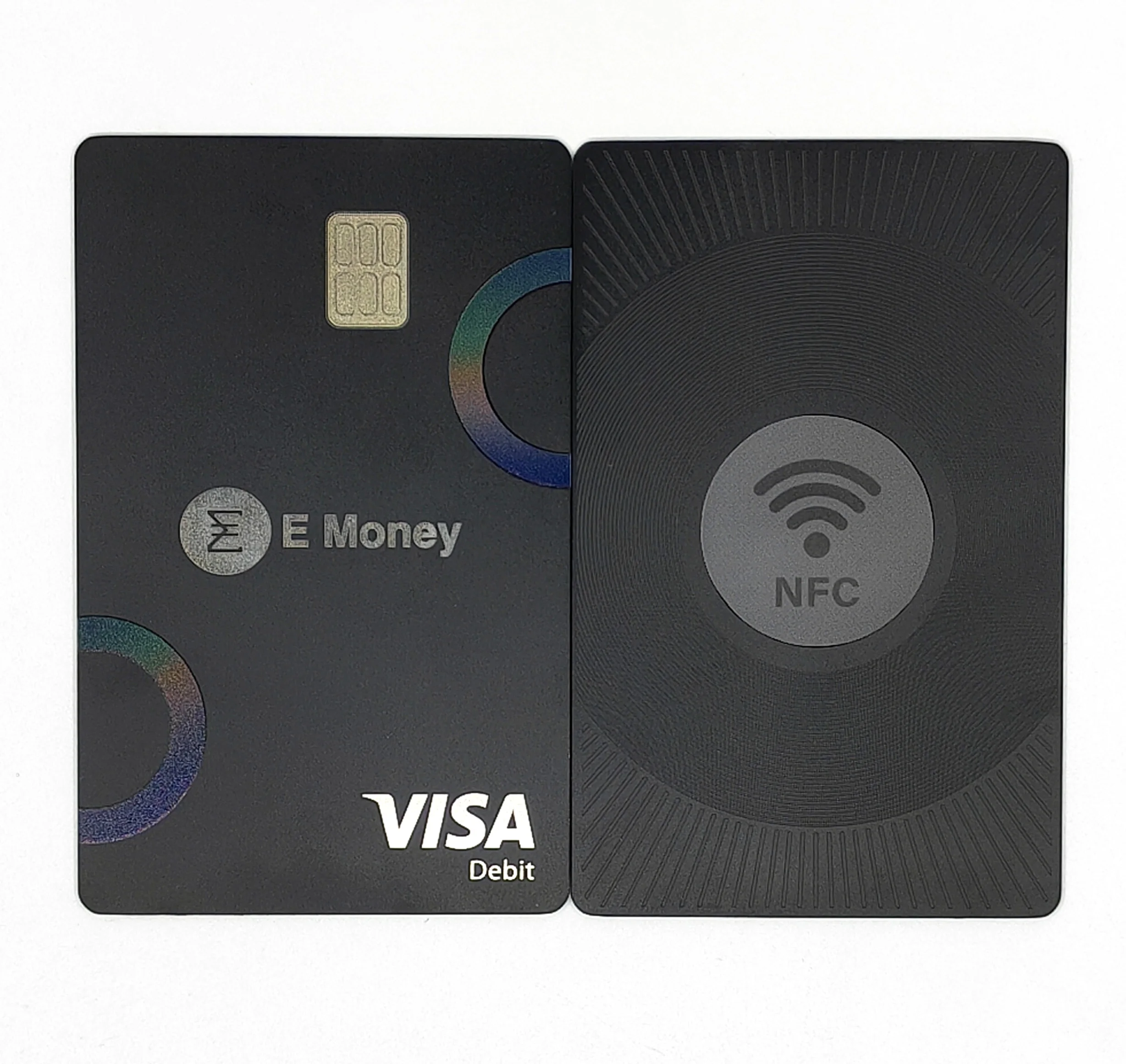 Hot Sale Custom Printed Logo Plating Matte Black Etched NFC Chip Metal Business Cards