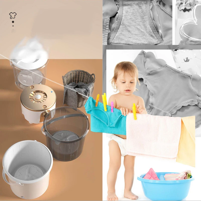 Small Size Underwears Socks Clean Mini Washing Machine