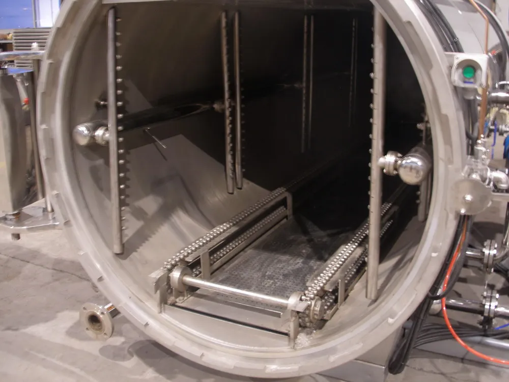 Stainless steel equipment double door water bath sterilization pot retort