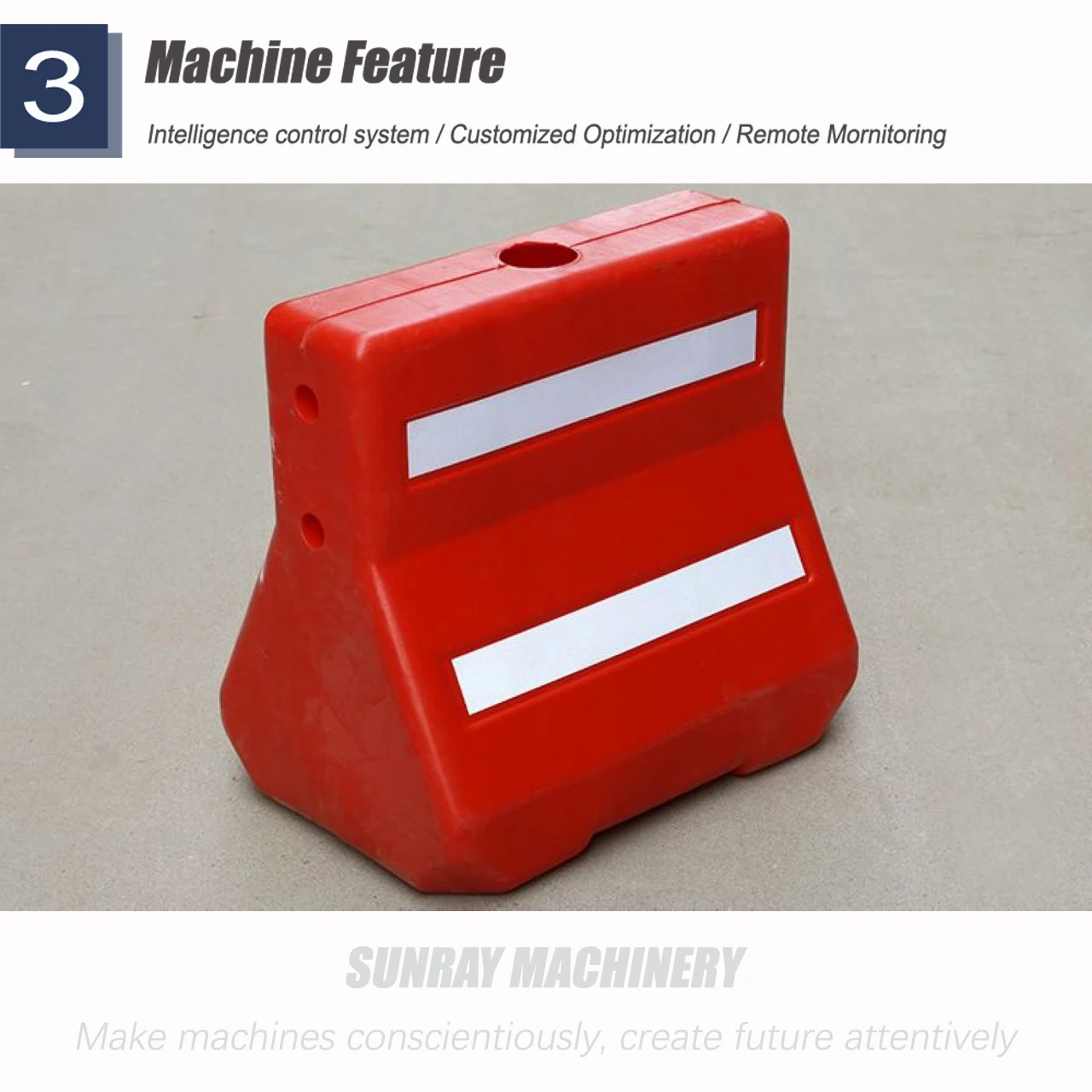 Traffic Cone Barrier Drum Blowing Molding Machine plastic traffic jam barrier block extrusion blow molding machine