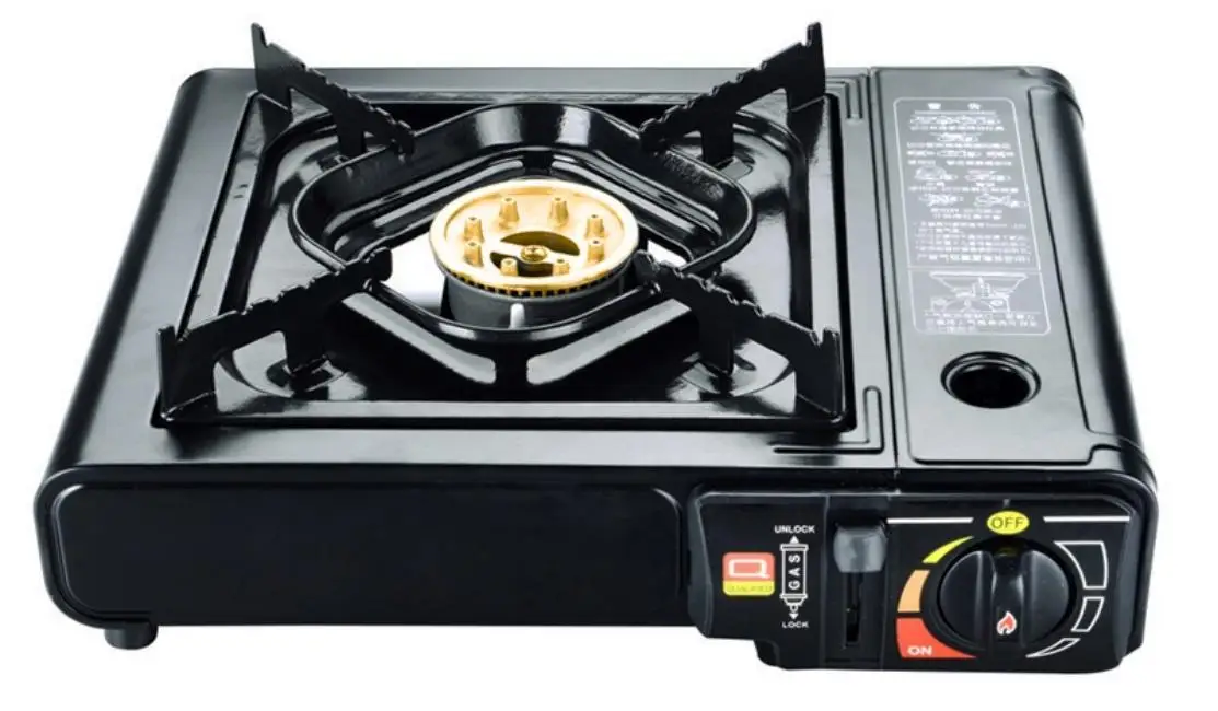 Jinyu High Quality Camping Stove (BDZ-155-A) With Brass Burner,Butane Stove suitable for Fishing with carrying case.