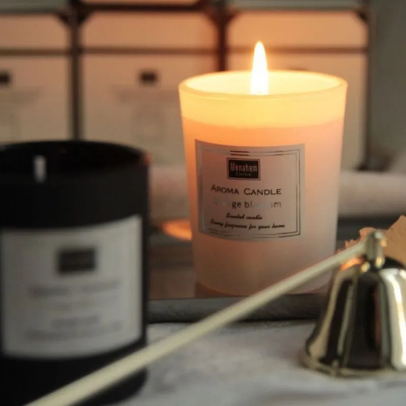 Oem Odm Luxury Aroma Fragrance Glass Jar Bougie Cire Candelas Vela De Soja Kaars Wholesale Customized Scented Candles
