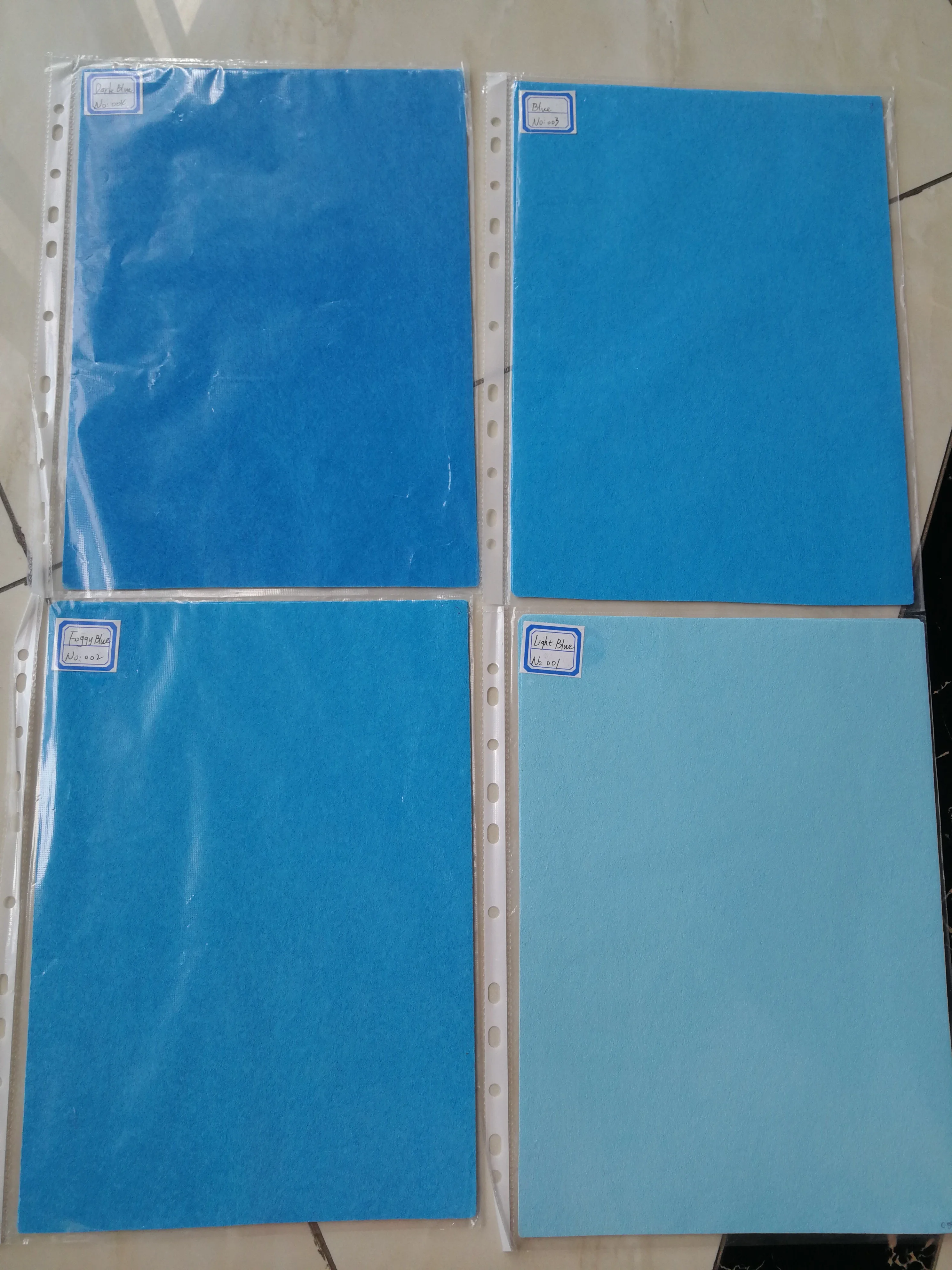 Blue Color Fiber mat paper for Mold Resistance plasterboard