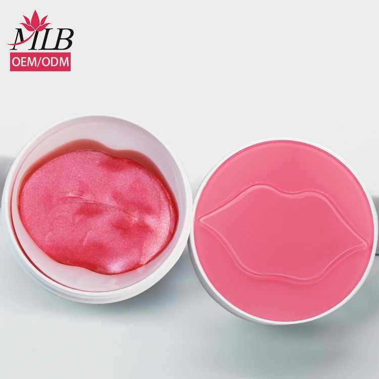OEM ODM collagen hydrating jelly lip care mask lip patch cosmetics products anti-wrinkle organic mask private label lip mask