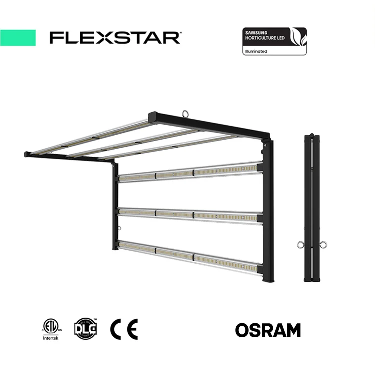 Flexstar 645 Вт 1800 гирлянда с регулируемой яркостью вертикальная ферма Ватт светодиодные лампы для выращивания