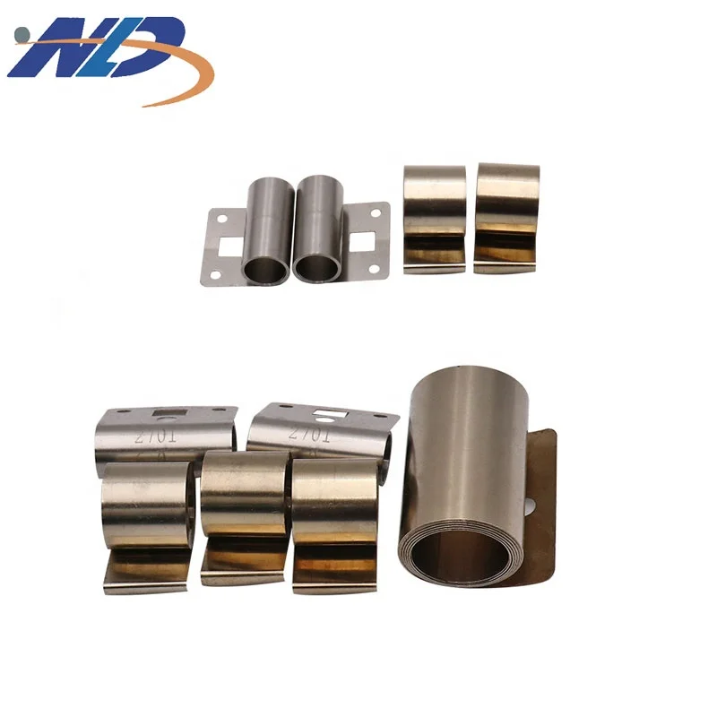 NLD Custom Retractable Cable Reel Flat Coil Recoil Rewind Spiral Torsion Power Spring For Dog Leash