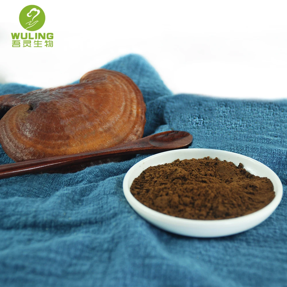Organic Reishi Lingzhi Ganoderma lucidum extract Powder Polysaccharides Triterpenes Beta Glucan