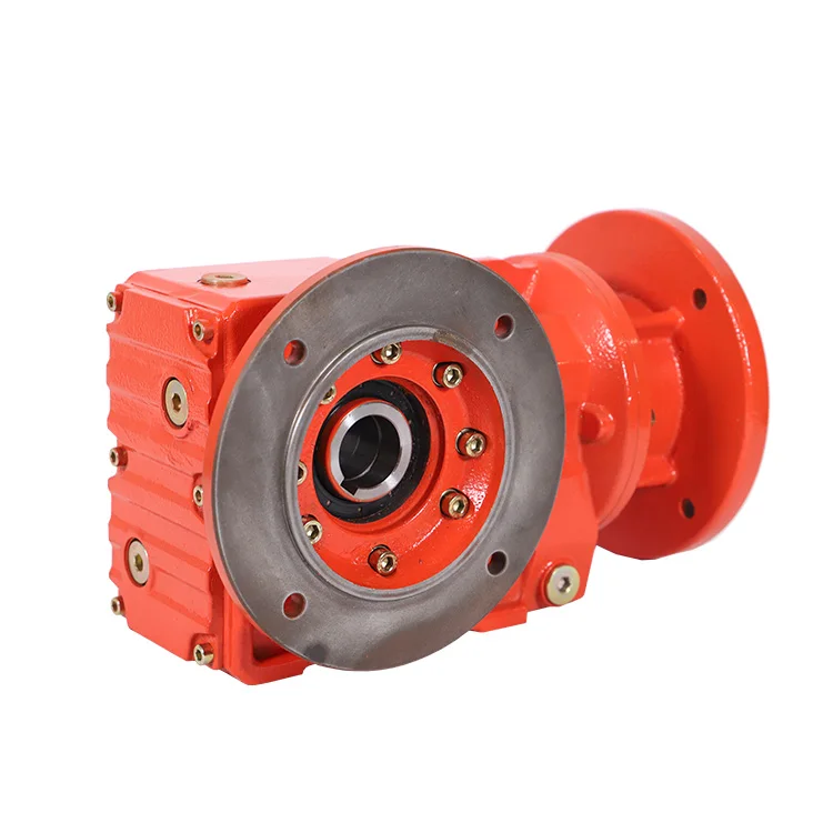 Right angle sew gear motor belt conveyor motor reducer helical bevel gearbox for screw conveyor
