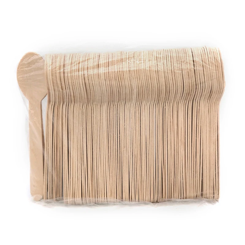 Newell Spruce Birch Spoon Eco Friendly Set Special Bamboo Utensil Kitchen Spruce Wood Cutlery For Fast Food