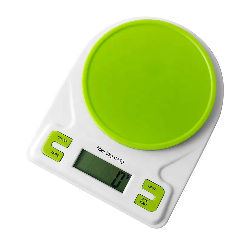 2025 New Design 3kg5kg10kg Digital Food Kitchen Scale Multi Functional Environmentally Friendly Plastic Scale