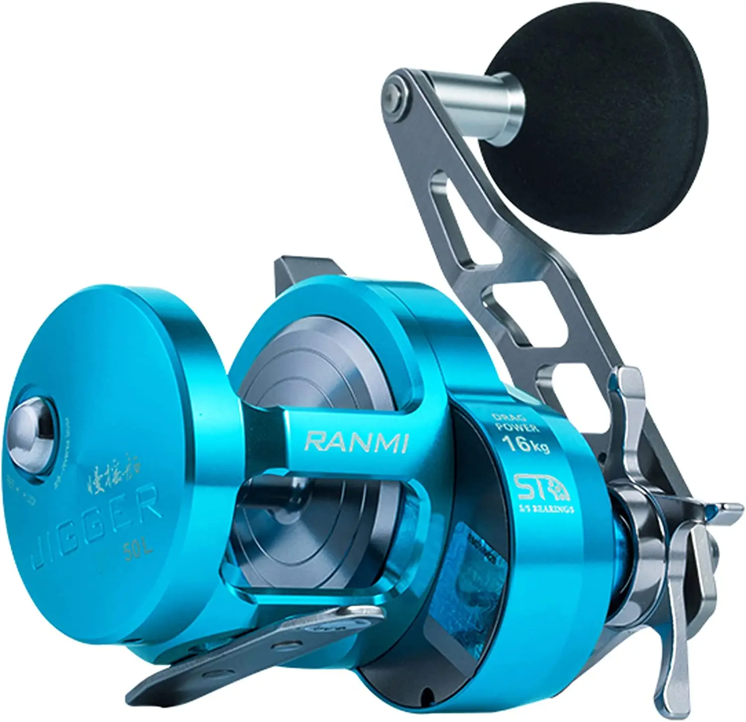 New model Ryobi RAMNI jigger BT overhead Metal slow jigging Trolling Reel saltwater fishing reel for deep sea  fishing