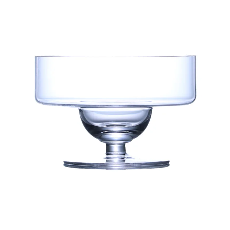 Short Transparent Ice Cream Cup Dessert Cup Custom Modern Creative Cocktail Glasses For Restaurant