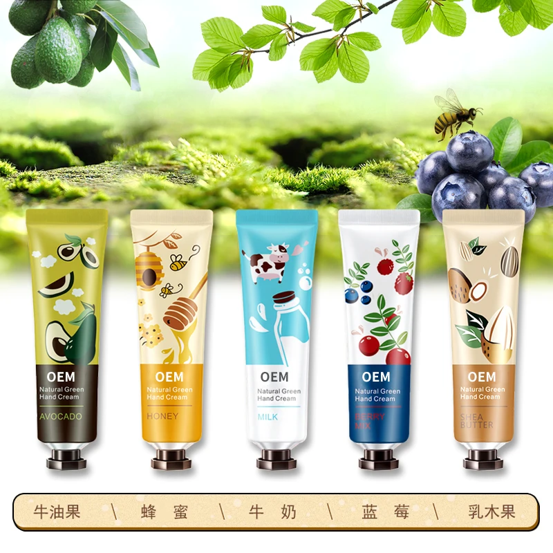 100% natural plant hand cream moisturiser soft for hands suitable very dry skin Whitening Hand Lotion Cream