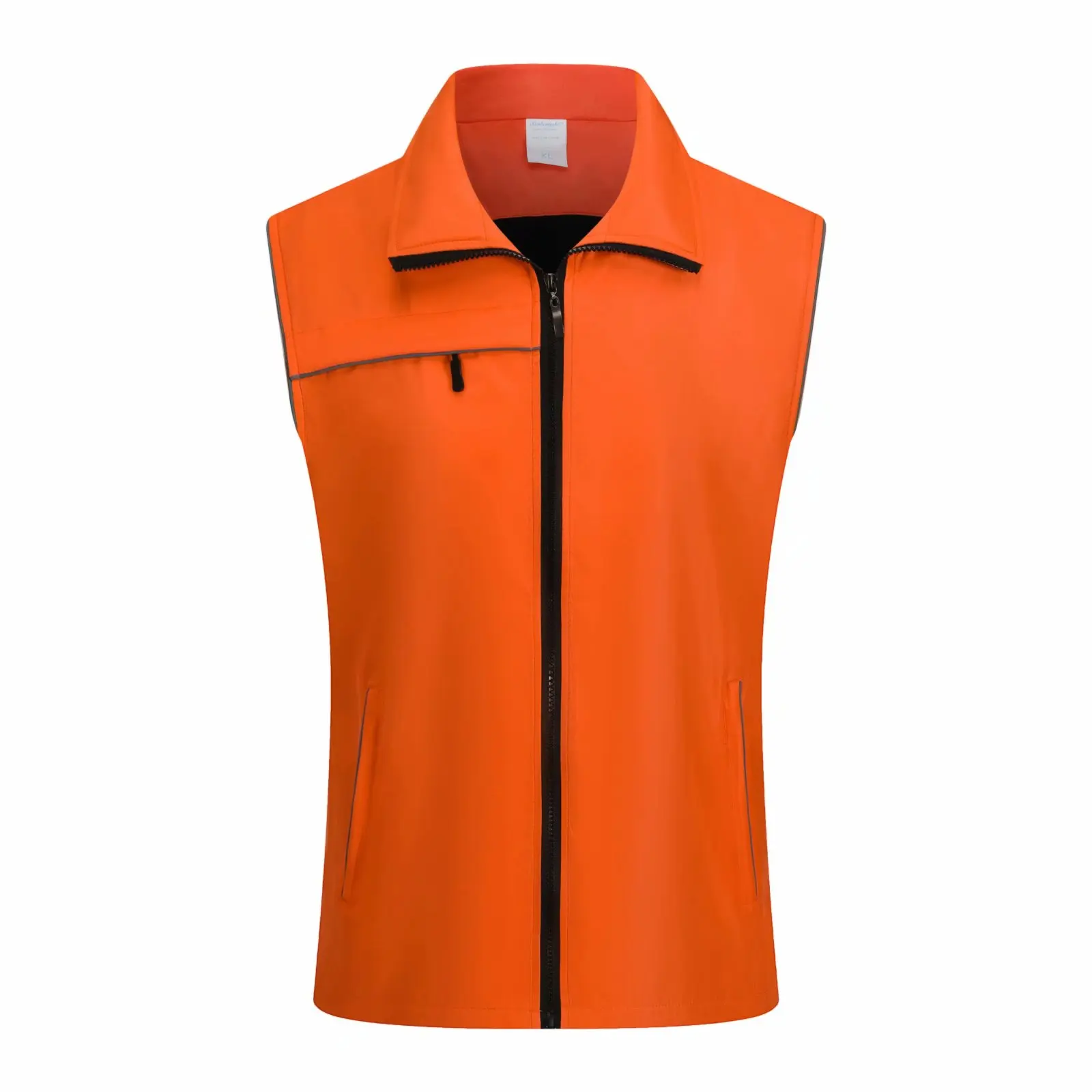 Изготовленный на заказ, флисовый Водонепроницаемый жилет, светоотражающий защитный жилет