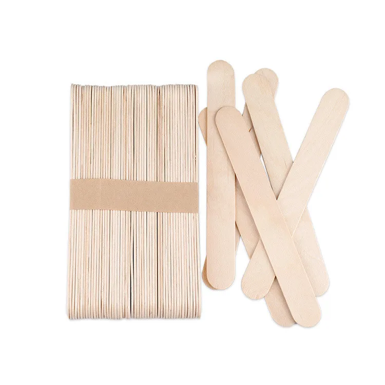 Wholesale 15cm hair removal wax tool hair removal wax facialmask applicator wax stick wooden stick