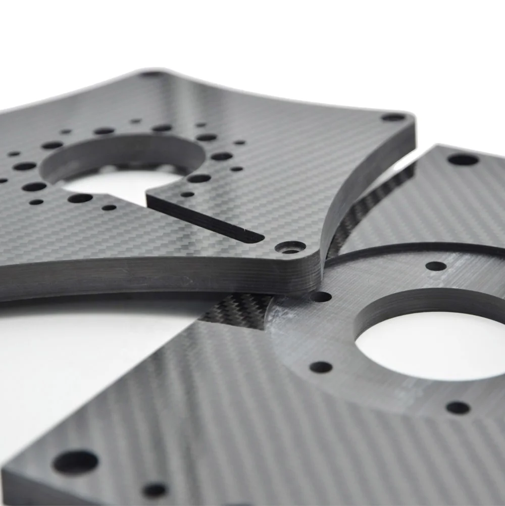 1mm 3mm 5mm 10mm 12mm High Strength steering wheel E-sports games carbon fiber cnc machining plate