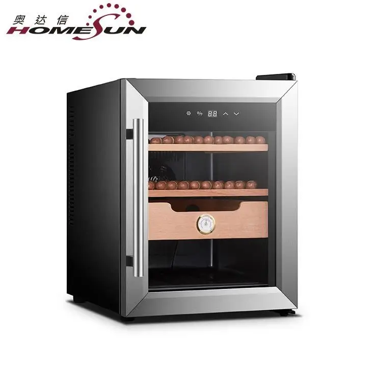 Customizable humidor cabinet electrical cigar, stainless steel electric cigar cooler humidor