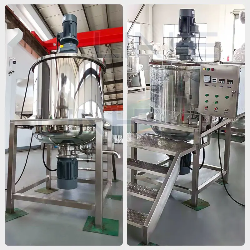 300l liquid soap cosmetic homogenizer mixer making machine liquid detergent mixer liquid chemical mixing tank