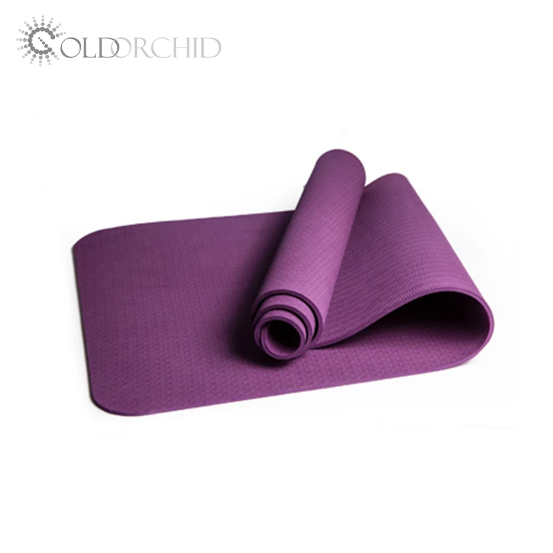 TPE New design fashionable , flexible  Eco fitness lightweight workout yoga mat ,pilates