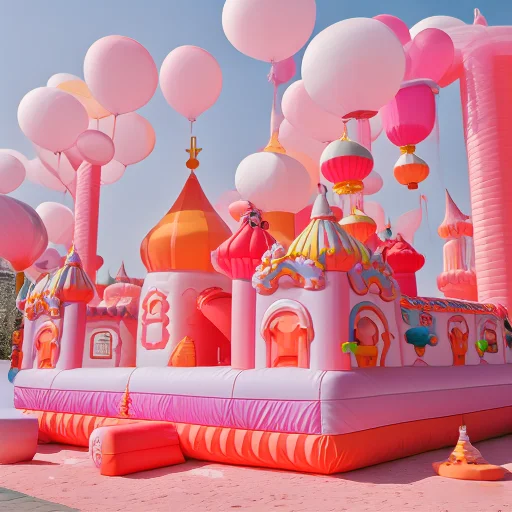 XZ OEM ODM pastel coloured children inflatable mini jumping bouncy castle bouncer ball pit