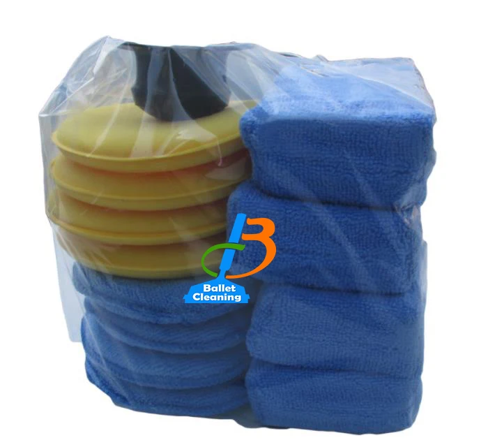 car cleaning tools car polishing pad wax microfiber foam pads armrest car microfiber wax applicator pad