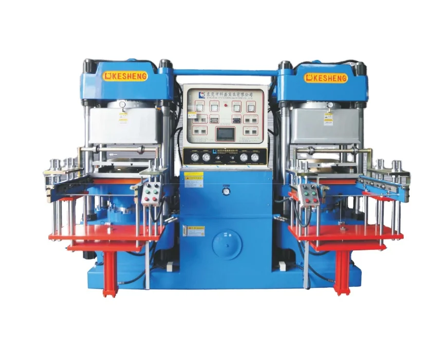 300T Full-Automatic Vacuum Fornt-Style 2RT Hydraulic Molding MachineProfessional Rubber Silicone Product Making Machinery