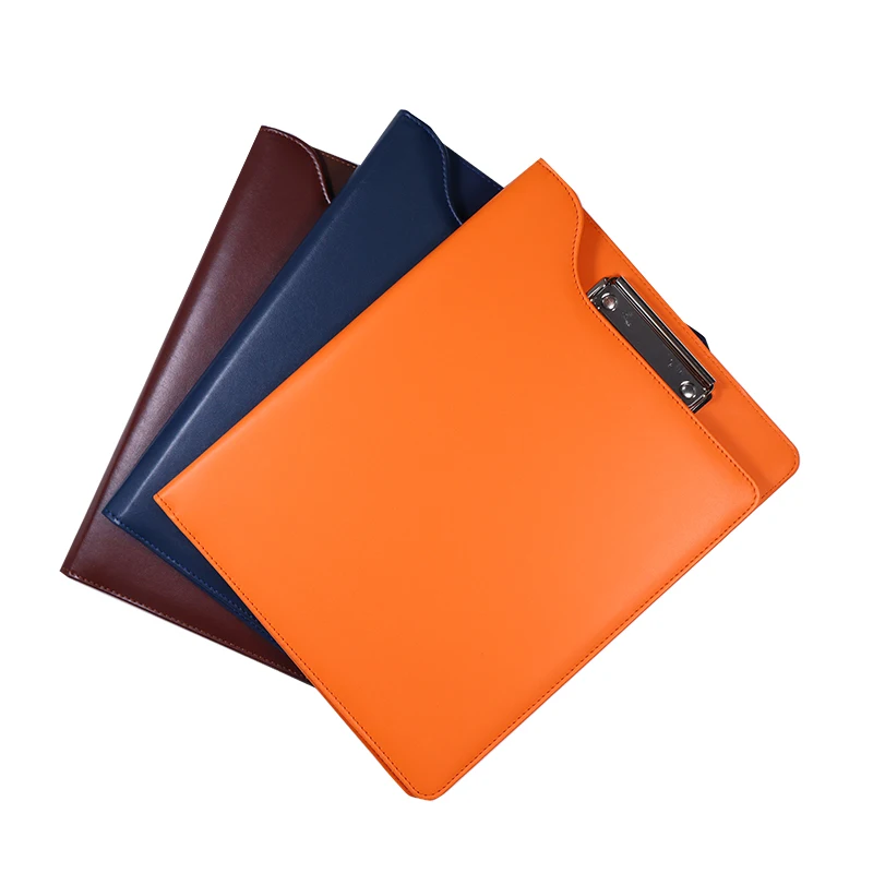 Портфолио папка для документов Организатор Исполнительный Бизнес возобновить PU портфель с калькулятором индивидуальный логотип файл офисные туфли из натуральной кожи