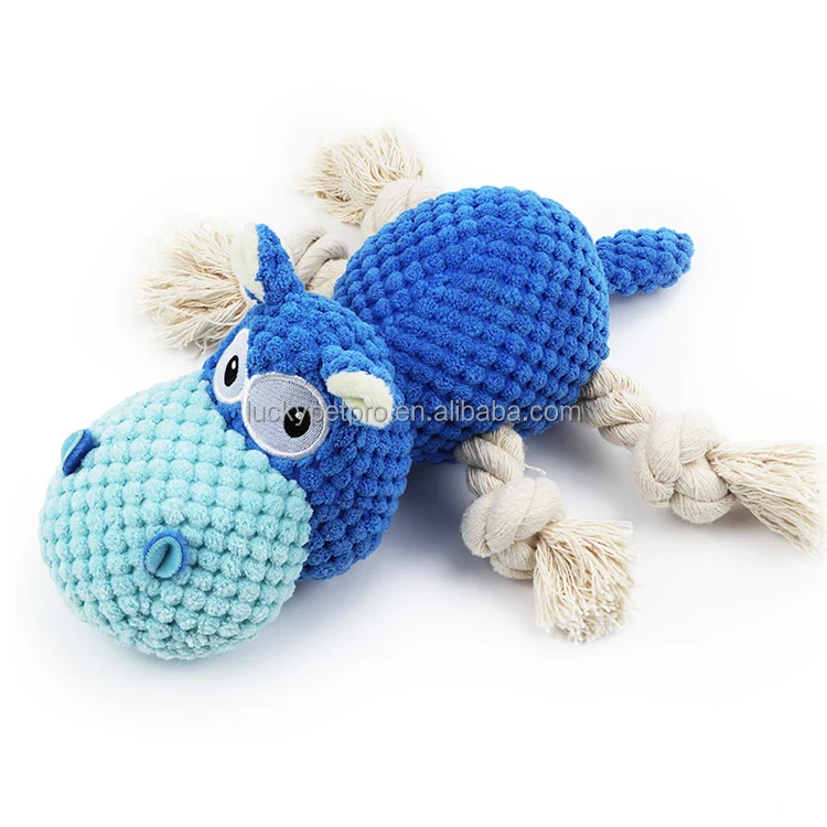 Latest Christmas Squeaky Dog Toys Pack   Durable Beef Flavored Stuffed Animal Plush Chew Toys with Squeakers
