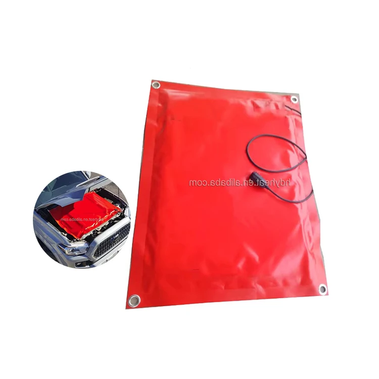 120V Flexible Silicone Rubber Heating Mat for Industrial Heating Equipment for electric blanket used for car engines