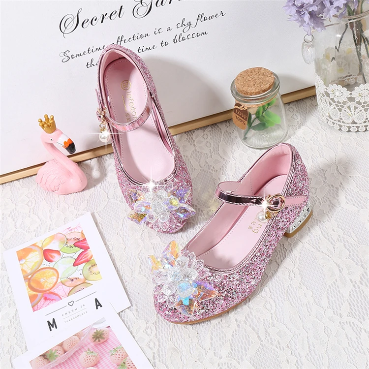 Multipurpose Girl Kid Heel Shoes Big Kids Size 7 High Heels