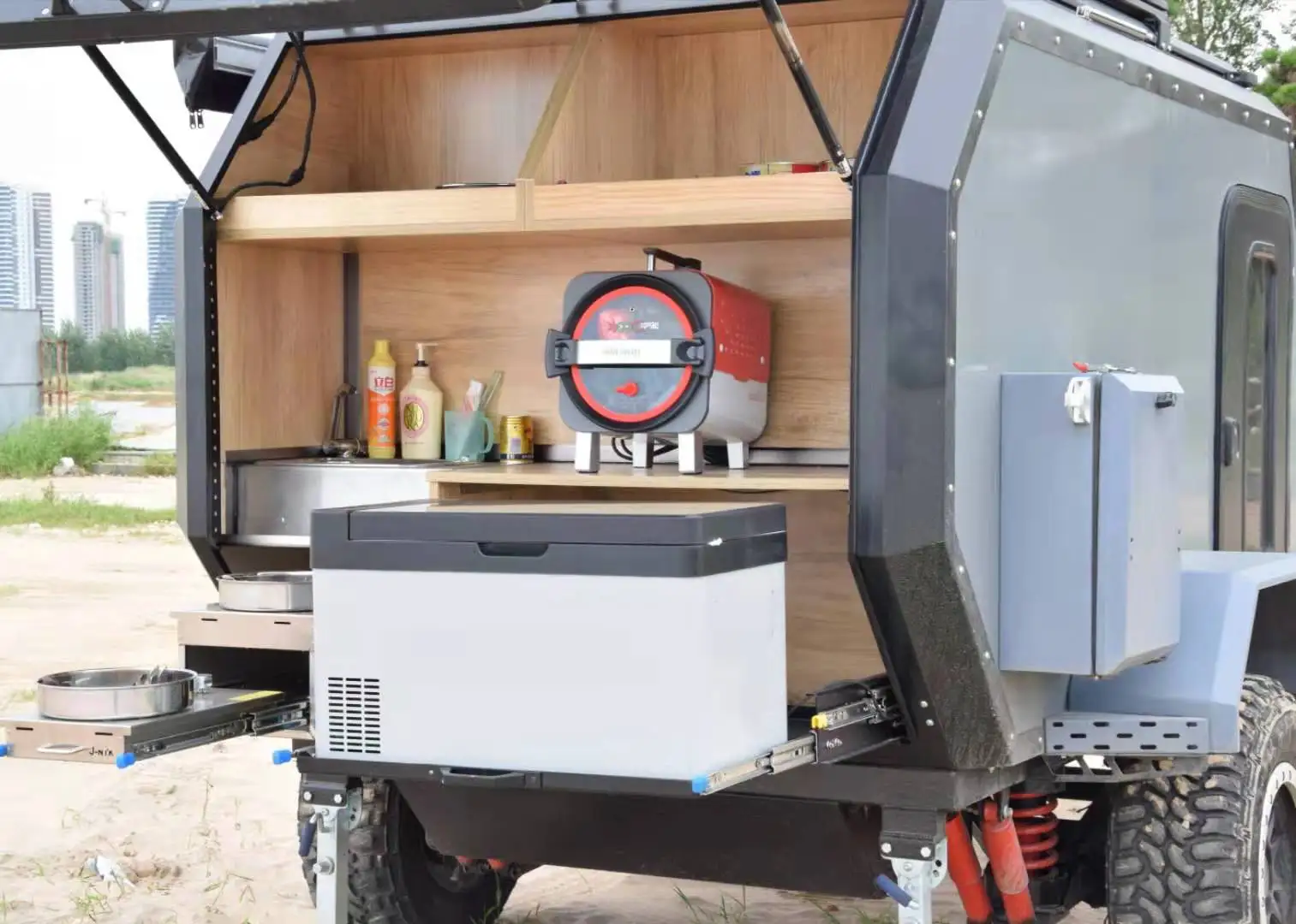 new product with refrigerator off road camper trailer for sale  pickup camper trailer car