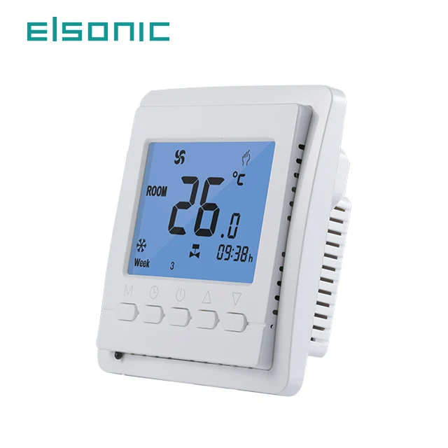 air conditioning and radiator integration HVAC system room thermostat with RS485 timer, 5+2 days programming