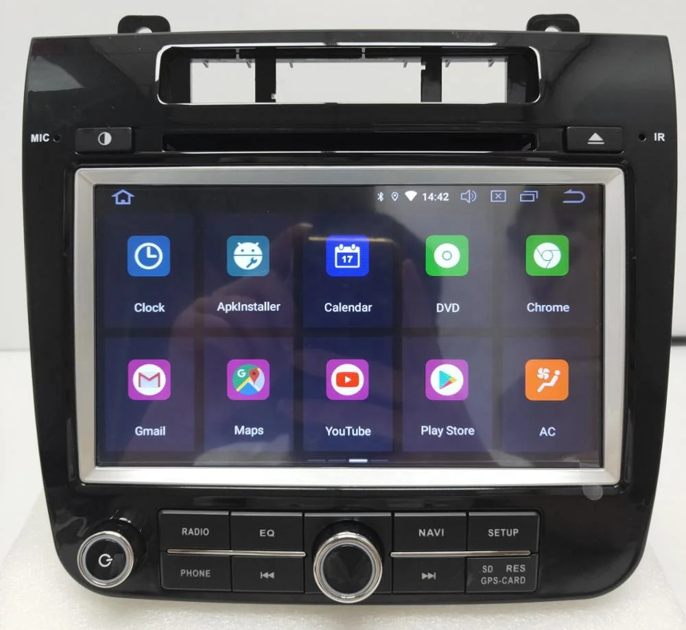 Newnavi double din car multimedia system android 11 car radio for VW Volkswagen Touareg 2012-2015